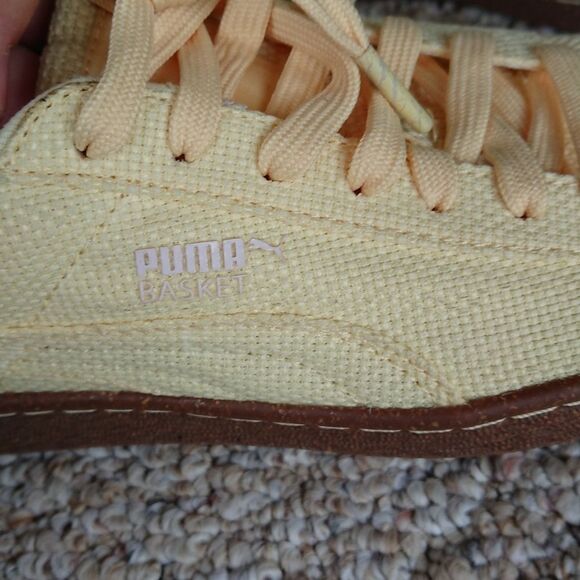 Puma Basket Canvas Light Yellow sneakers - Picture 8 of 10